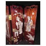 Rare Antique Chinese Rosewood Table Screen
