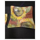 Fancy Sunflower dish set