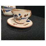Vintage Mexican Tonala Serving Set