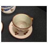 Vintage Mexican Tonala Serving Set