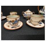 Vintage Mexican Tonala Serving Set