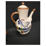 Vintage Mexican Tonala Serving Set