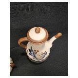 Vintage Mexican Tonala Serving Set
