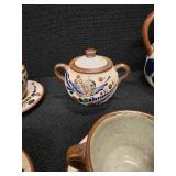 Vintage Mexican Tonala Serving Set