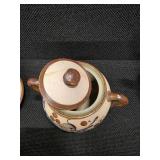Vintage Mexican Tonala Serving Set