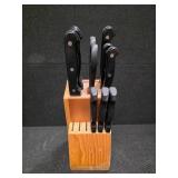 Knife Block and Utensil Set