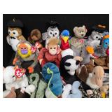 Assortment of 50 Beanie Babies