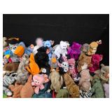 Assortment of 50 Beanie Babies