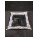 Semi-Transparent Vintage Etruscan Serving Tray