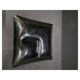 Semi-Transparent Vintage Etruscan Serving Tray