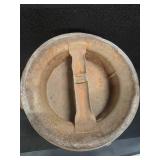 Vintage 10-Gallon Steel Milk Can with Lid  Stands