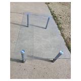 Glass-Top Coffee Table