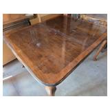 Traditional Rectangular Hardwood Dining room Table