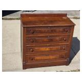 Antique Hardwood Dresser (Walnut?)