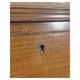 Vintage Cedar Secretary Desk