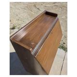 Vintage Cedar Secretary Desk