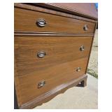 Vintage Cedar Secretary Desk