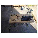 Singer Sewing Machine and Table