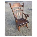 Sturdy Wooden Rocking Chair