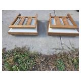 2 Vintage Leg-o-matic Folding Chairs