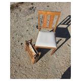 2 Vintage Leg-o-matic Folding Chairs