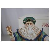 Heartwarmers Christmas Santa Figurine with Sleigh, 9 Inch with Box