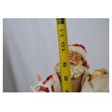 1988 Possible Dreams Ltd. Clothique Santa Figurine with Baby and Toy Horse