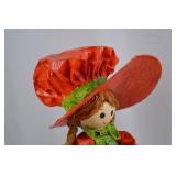 Vintage Christmas Caroler Decor Figures (2), Red & Green Outfits