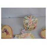 Vintage Doll Ornaments, Miniature Bear Ornaments, Angel Decor Lot