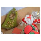 Large Assorted Christmas Ornament Lot: Santa, Cowboy, Snowman & More