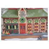 North Pole Express Depot Lighted Christmas Village House, 8 in.