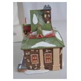 North Pole Express Depot Lighted Christmas Village House, 8 in.