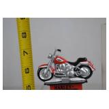 Harley-Davidson Motorcycle Holiday Village Sign Figurine w/ Box