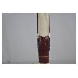 Hand-Carved Wooden Santa Claus Christmas Figure, 20 Inches Tall