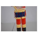Wooden Drum Major Nutcracker with Green Hat