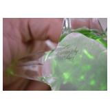 Kosta Boda Sweden Glass Christmas Tree Sculpture, 8 Inches