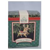 Hallmark Keepsake Santa and His Reindeer Ornament Set (5 Boxes)