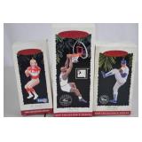 Hallmark Keepsake Sports Legends Ornaments - Montana, Shaq, Ryan