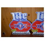 Lite Beer Super Bowl XXVI Headquarters Signs, Twin Cities Lot