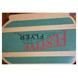 Festive Flyer Miniature Sled Decor Piece, 17 Inches Tall
