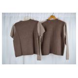 Jones New York Sport and Valerie Stevens Wool Sweater Sets, Size Large