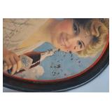 Vintage Coca-Cola Advertising Tray with Two Women