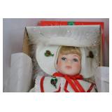 Victorian Porcelain Christmas Doll Lot with Angel Collectible