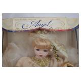 Victorian Porcelain Christmas Doll Lot with Angel Collectible