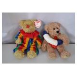 Ty collectible teddy bear and plush lot with accessories, 18 pieces