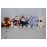 Large Collection of TY Beanie Babies and Plush Toys