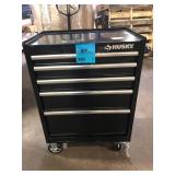Husky Tool Storage 27 in. W x 18 in. D 5-Drawer Gloss Black Rolling Tool Cabinet Customer Returns See Pictures