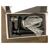 BWE Waterfall Single Hole Single Handle Bathroom Vessel Sink Faucet With Drain Assembly in Oil Rubbed Bronze  Customer Returns See Pictures