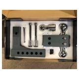 TowSmart Class V, 12,000 lbs. 5-5/8 in. Drop to 6-1/2 in. Rise, Adjustable Trailer Hitch Tri-Ball Mount Customer Returns See Pictures