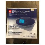 Master Flow 1250 CFM Weathered Wood Power Roof Mount Attic Fan   Customer Returns See Pictures